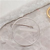 Ringe Ania Haie Dame Modern Minimalism in Silber R002-04H-14 - R002-04H-14